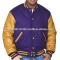 Plain Sports Varsity Jacket Cotton Material Jacket